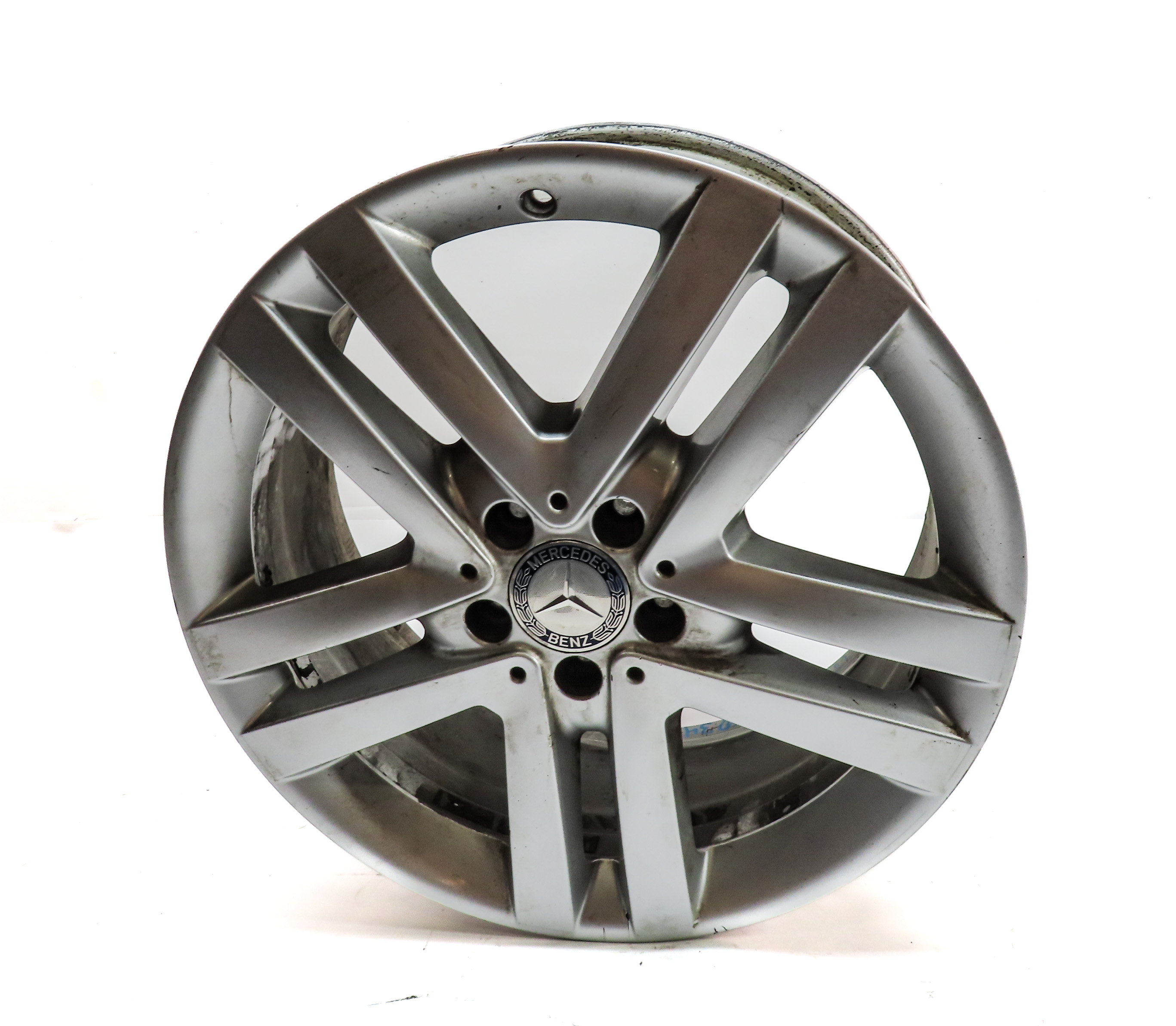 13-16 MERCEDES GL CLASS (X166) 19x8.5 ALUMINUM 5 DOUBLE 10 SPOKE ALLOY WHEEL RIM — exact item pictured